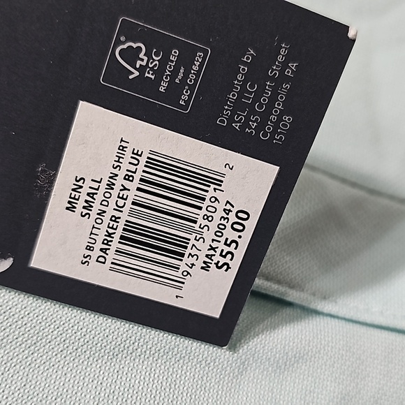 VRST Short Sleeve Button Shirt Size Small NWT - Picture 4 of 6